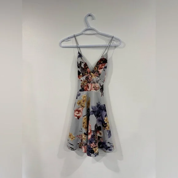 Revamped Blue Floral Dress | Size XS - Picture 1 of 4